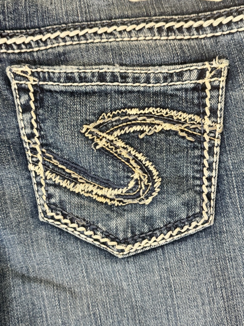 Silver Jeans Co. Women's Blue Aiko Denim Bootcut Jeans, Size 29x31 - Picture 10 of 12